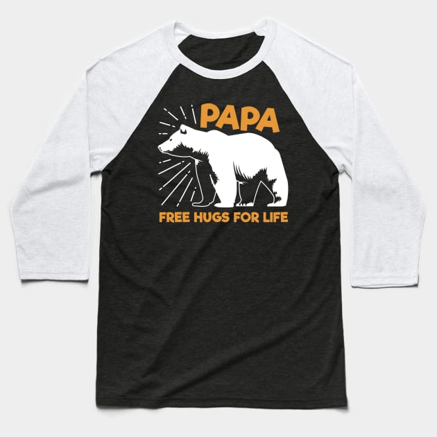 Papa Bear Baseball T-Shirt by Polahcrea